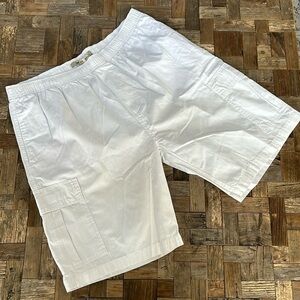 Hering Men’s White Bermuda Shorts NWT